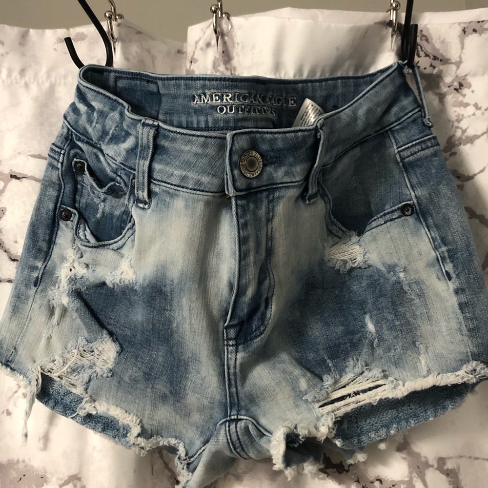 american eagle 360° super stretch Hi-Rise Shortie